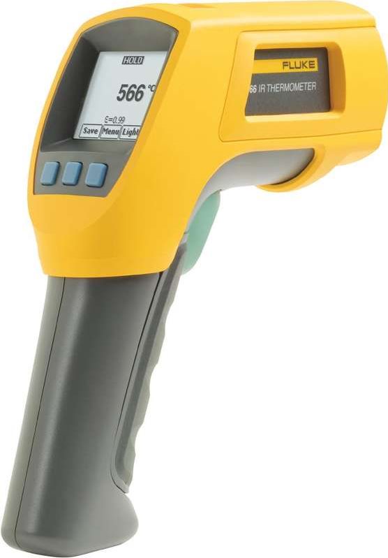 Fluke 566 - F,°C - -40 - 650 °C - Schwarz - Gelb - -40 - 1202 °F - 1 °C - 500 ms (2837799) von Fluke