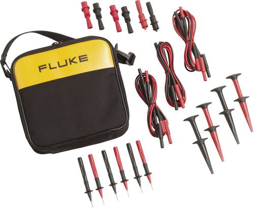 Fluke 700TLK Sicherheits-Messleitungs-Set [Lamellenstecker 4 mm, Prüfspitze, Krokoklemmen, Abgreifk von Fluke