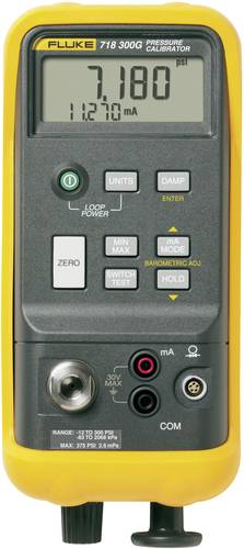 Fluke 718 300G Kalibrator Druck, Strom 2x 9V Block-Batterie (enthalten) von Fluke