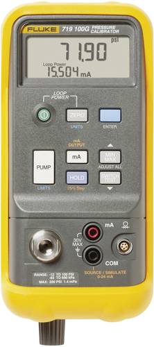 Fluke 719 100G Kalibrator Druck, Strom 2x 9V Block-Batterie (enthalten) von Fluke