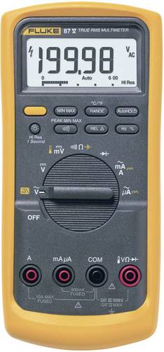 Fluke 87V/EUR Hand-Multimeter kalibriert (ISO) digital CAT III 1000 V, CAT IV 600V Anzeige (Counts): von Fluke