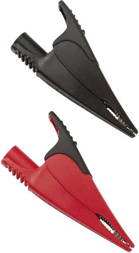 Fluke AC285 Sicherheits-Abgreifklemmen-Set Buchse 4mm CAT IV 600 V, CAT III 1000V Rot, Schwarz von Fluke