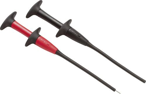 Fluke AC288 Sicherheits-Prüfspitzen-Set Steckanschluss 4mm CAT III 1000 V, CAT IV 600V Schwarz, Rot von Fluke