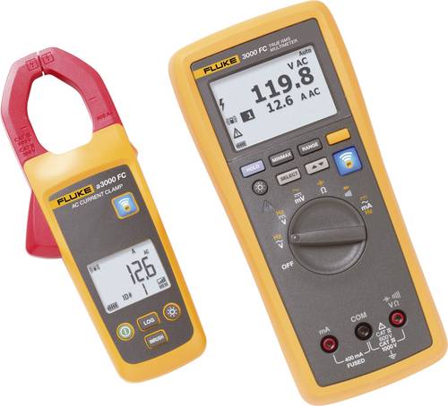 Fluke FLK-A3000 FC KIT Stromzange, Hand-Multimeter digital Grafik-Display, Datenlogger CAT III 1000 von Fluke