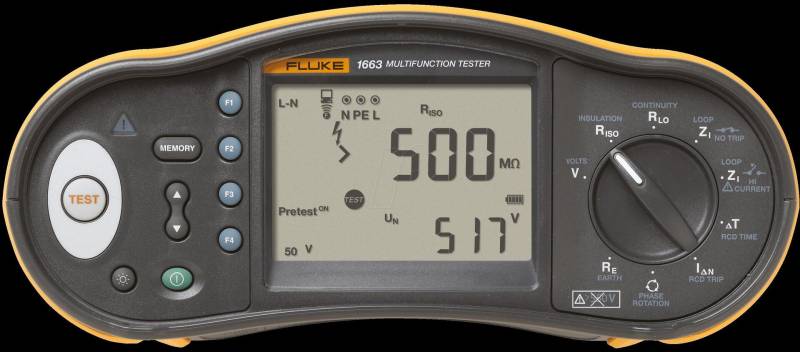 Fluke Installationstester Typ B FLK-1663 DE (4546998) von Fluke