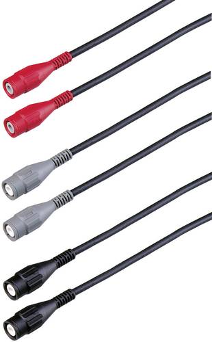 Fluke PM9092 BNC-Messleitungs-Set 0.50m Rot, Schwarz, Grau von Fluke