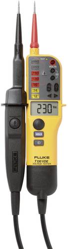 Fluke T130 Zweipoliger Spannungsprüfer CAT III 690 V, CAT IV 600V Akustik, LCD, LED, Vibration von Fluke