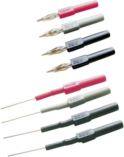 Fluke TAS90 Sicherheits-Messleitung [Stecker 4mm - Buchse 4 mm] Rot, Grau, Schwarz 1St. von Fluke