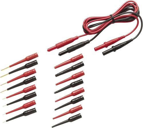 Fluke TL82 Messleitungs-Set [Lamellenstecker 4mm - Lamellenstecker 4 mm] Rot, Schwarz 1St. von Fluke