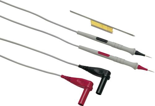 Fluke TL910 Sicherheits-Messleitungs-Set [Lamellenstecker 4mm - Prüfspitze] 1.00m Schwarz, Rot 1 Set von Fluke