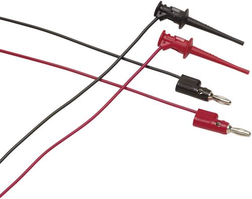 Fluke TL950 Messleitungs-Set [Abgreifklemmen - Bananenstecker 4 mm] 0.90m Rot, Schwarz 1St. von Fluke