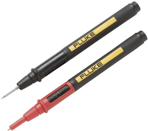 Fluke TP175E Sicherheits-Prüfspitzen-Set Steckanschluss 4mm CAT III 1000 V, CAT IV 600V Schwarz, Ro von Fluke