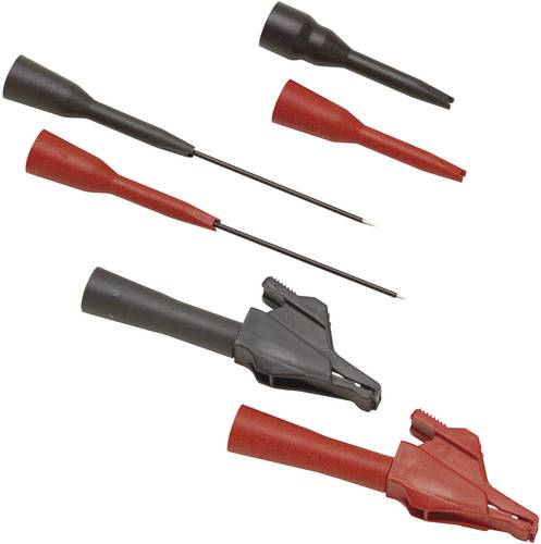 Fluke TP920 Sicherheits-Prüfspitzen-Set Steckanschluss 2mm CAT III 300V Rot, Schwarz 1St. von Fluke