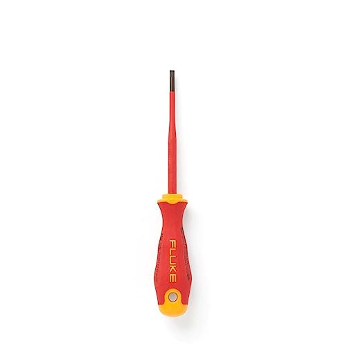 Isolierter Schlitzschraubendreher, 4 mm x 100 mm, 1.000 V Isolierter Schlitzschraubendreher, 4 mm x 100 mm, 1.000 V von Fluke