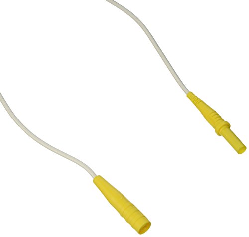 POMONA 73087–150–4 Jumper Test Lead Set, 381 cm L, gelb von Fluke