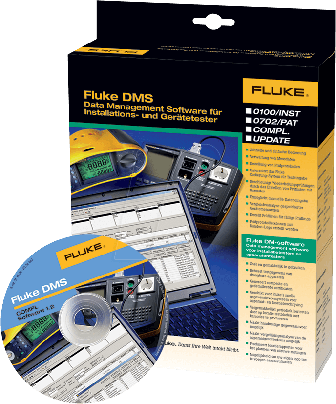 RD SOFTWARE - PC-Software DMS0100/INST, für Fluke 1650 von Fluke