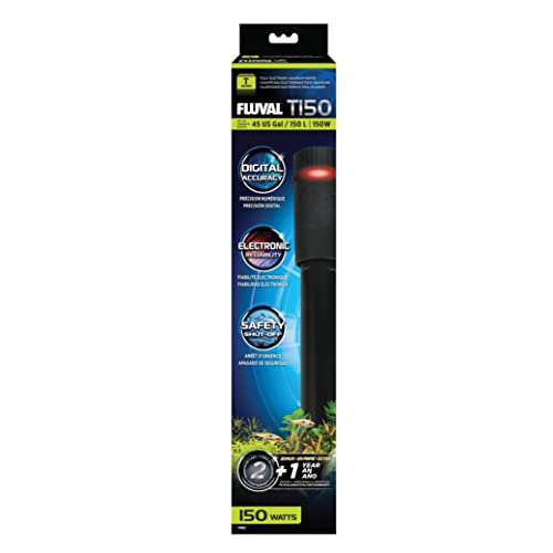 Fluval T150 Fully Electronic Heater for Freshwater Aquariums up to 45 Gal, 14882 von Fluval