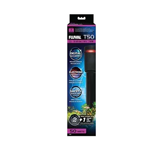 Fluval T50 vollelektronische Heizung für Süßwasseraquarien bis 15 Liter. von Fluval