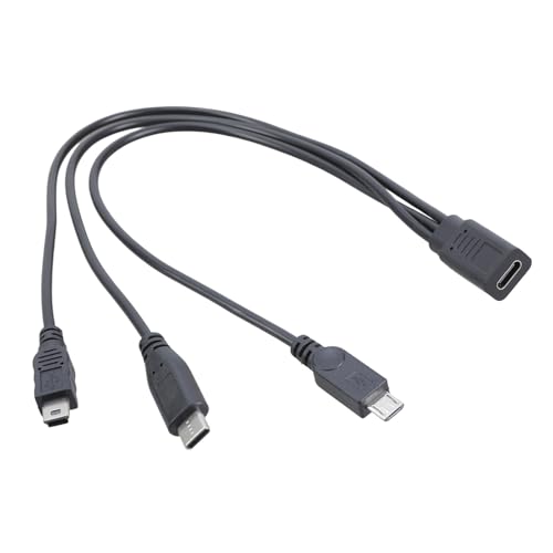 Fluxioxtna 30 Cm USB C Weiblich Bis USB C Ladelinie Doppelausgangsplitterkabel Für Telefon Tablet Multiple Electronics Fluxioxtna 30 Cm USB C Weiblich Bis USB C Ladelinie Doppelausgangsplitterkabel Für Telefon Tablet Multiple Electronics von Fluxioxtna