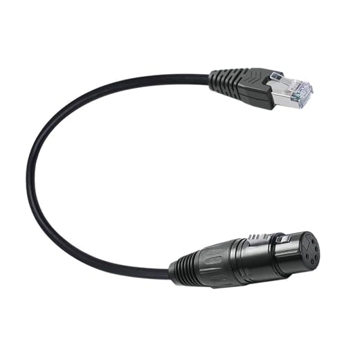 Fluxioxtna Rotierende Lock XLR5P Nach RJ45 Adapterkabel Hochleistungssteuer PVC Beschichtung Live Schallausrüstung Kompatible Verlängerungskabel Fluxioxtna Rotierende Lock XLR5P Nach RJ45 Adapterkabel Hochleistungssteuer PVC Beschichtung Live Schallausrüstung Kompatible Verlängerungskabel von Fluxioxtna