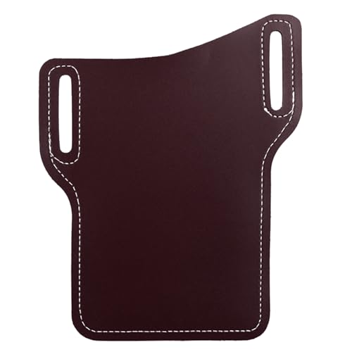 Männer Handy Loop Hülle Gürtel Tailentasche PU Leder Geldbörse Telefon Brieftet Vintage Belt Handy Schutzscheide von Fluxioxtna