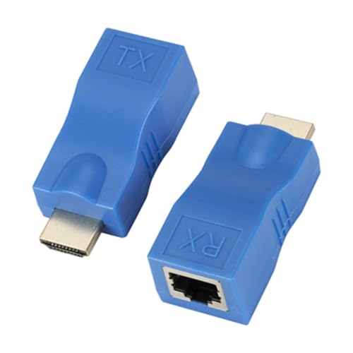 RJ45 Bis HDTV Kompatibler Netzwerk Extender Für 1080p HDTV Bis Zu 30 M Über Cat5e/6 Kabel Für Heimkino Und Konferenz RJ45 Bis HDTV Kompatibler Netzwerk Extender Für 1080p HDTV Bis Zu 30 M Über Cat5e/6 Kabel Für Heimkino Und Konferenz von Fluxioxtna