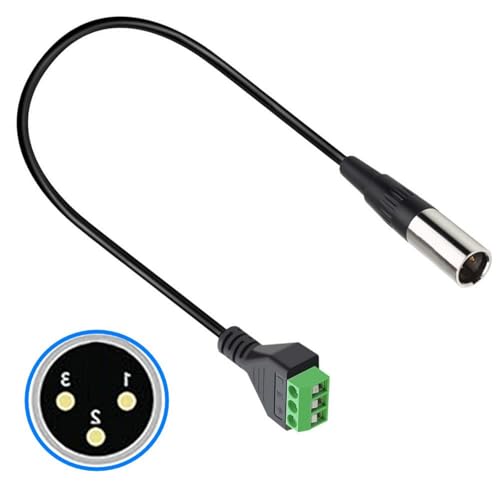XLRS Weibliche Männliche Stecker 3Pin Terminalsadapterkabel Für Heimkino Und Bühnenbeleuchtung XLRS Weibliche Männliche Stecker 3Pin Terminalsadapterkabel Für Heimkino Und Bühnenbeleuchtung von Fluxioxtna