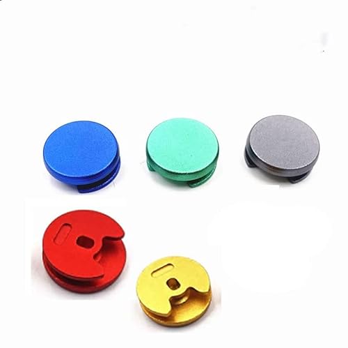 1 x Metallknöpfe für 3DS 3DS XL 3DS LL Analog Controller Stick Kappe 3D Joystick Kappe für 2DS New 2DS 3DS LL XL Thumbstick Button (blau) von Flybxiya