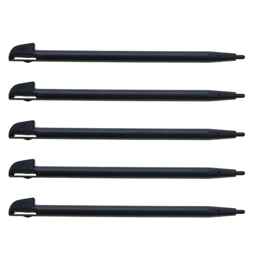 Flybxiya 5 x Kunststoff-Eingabestift für Wii U WIIU GamePad-Konsole (schwarz) von Flybxiya
