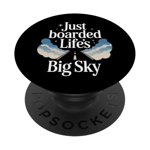 Meine erste Flugreise, das erste Mal fliegend, Abenteuerflugzeug, Kind PopSockets Klebender PopGrip Meine erste Flugreise, das erste Mal fliegend, Abenteuerflugzeug, Kind PopSockets Klebender PopGrip von Flying for the First Time Travel Memory Sky