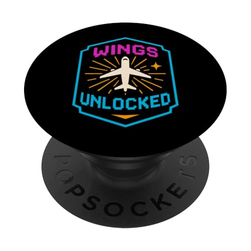 Meine erste Flugreise, das erste Mal fliegend, Abenteuerflugzeug, Kind PopSockets Klebender PopGrip Meine erste Flugreise, das erste Mal fliegend, Abenteuerflugzeug, Kind PopSockets Klebender PopGrip von Flying for the First Time Travel Memory Sky