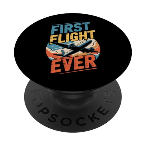 Meine erste Flugreise, das erste Mal fliegend, Abenteuerflugzeug, Kind PopSockets Klebender PopGrip Meine erste Flugreise, das erste Mal fliegend, Abenteuerflugzeug, Kind PopSockets Klebender PopGrip von Flying for the First Time Travel Memory Sky
