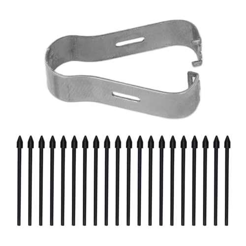 20 Stück S Pen Standard Ersatzspitzen für Samsung S Pen mit Pinzettenwerkzeug, Ersatz Touch Stylus Tips für GalaxyS6/ S6lite/S7/S8/S9/Note10/Note20/Note10+/Note20 ultra/S21U/S22U/S23U (Schwarz) von Flylin