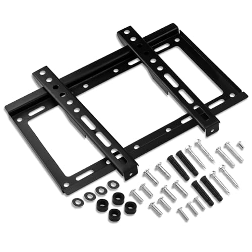 Flylin 47 Zoll TV Wandhalterung, Universell für 14-47 Zoll LED/LCD/OLED Flachbildfernseher, VESA 200x200 Mm, bis zu 25kg, Wandmontage, Schwarz Flylin 47 Zoll TV Wandhalterung, Universell für 14-47 Zoll LED/LCD/OLED Flachbildfernseher, VESA 200x200 Mm, bis zu 25kg, Wandmontage, Schwarz von Flylin