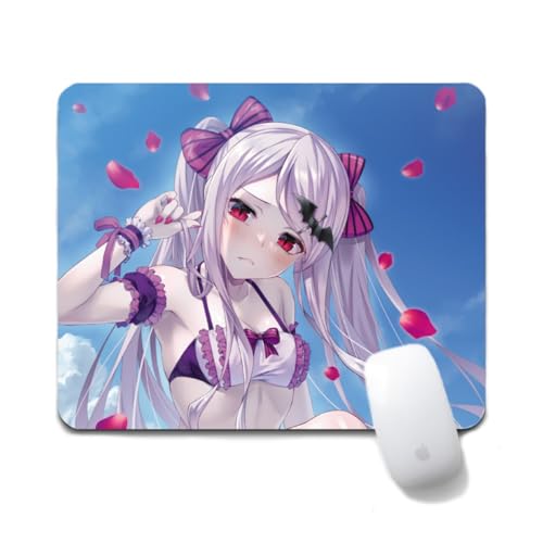 Flyshun Albedo Shalltear Bloodfallen Anime Mausmatte 20x24cm - Quadratisches Mousepad (7.8x9.4 Zoll) mit Rutschfester Basis für Gamer & Büro (Shalltear Bloodfallen) von Flyshun