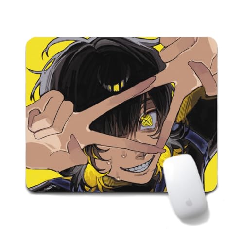 Flyshun Bachira Meguru Anime Mausmatte 20x24cm - Quadratisches Mousepad (7.8x9.4 Zoll) mit Rutschfester Basis für Gamer & Büro (Bachira Meguru 2) von Flyshun