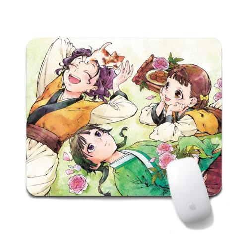 Flyshun Maomao Anime Mausmatte 20x24cm - Quadratisches Mousepad (7.8x9.4 Zoll) mit Rutschfester Basis für Gamer & Büro (Group Photo 4) von Flyshun