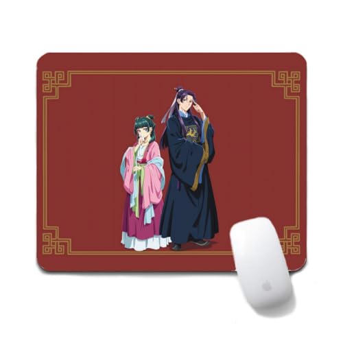 Flyshun Maomao Anime Mausmatte 20x24cm - Quadratisches Mousepad (7.8x9.4 Zoll) mit Rutschfester Basis für Gamer & Büro (Jinshi Maomao 1) von Flyshun