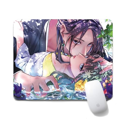 Flyshun Maomao Anime Mausmatte 20x24cm - Quadratisches Mousepad (7.8x9.4 Zoll) mit Rutschfester Basis für Gamer & Büro (Jinshi Maomao 3) von Flyshun