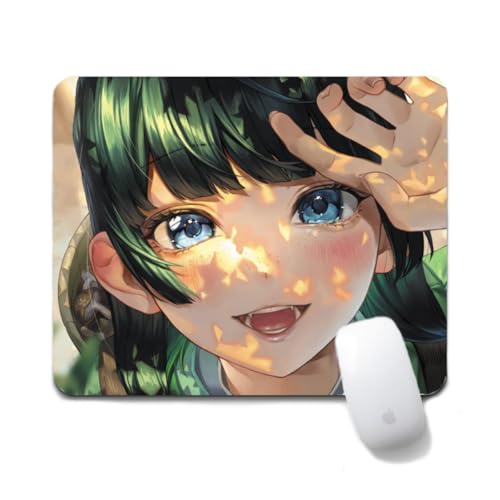 Flyshun Maomao Anime Mausmatte 20x24cm - Quadratisches Mousepad (7.8x9.4 Zoll) mit Rutschfester Basis für Gamer & Büro (Maomao 1) von Flyshun