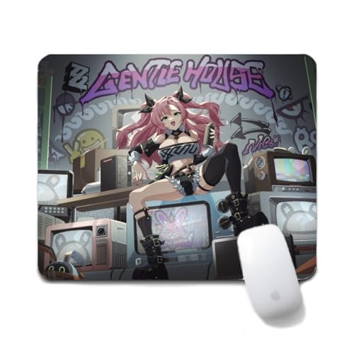 Flyshun Nicole Demara Anime Mausmatte 20x24cm - Quadratisches Mousepad (7.8x9.4 Zoll) mit Rutschfester Basis für Gamer & Büro (Nicole Demara 4) von Flyshun