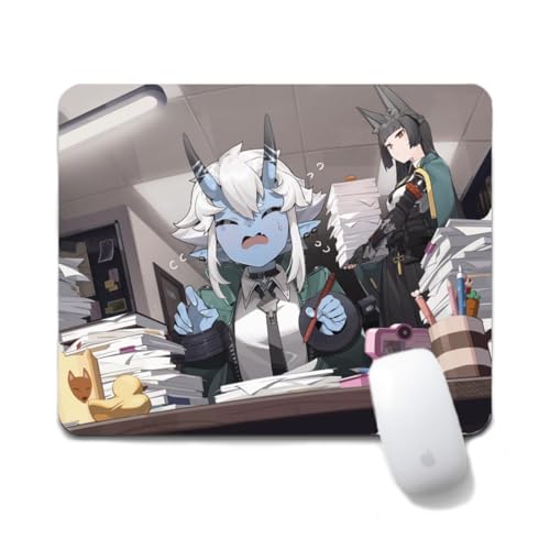 Flyshun Nicole Demara Anime Mausmatte 20x24cm - Quadratisches Mousepad (7.8x9.4 Zoll) mit Rutschfester Basis für Gamer & Büro (Soukaku 3) von Flyshun