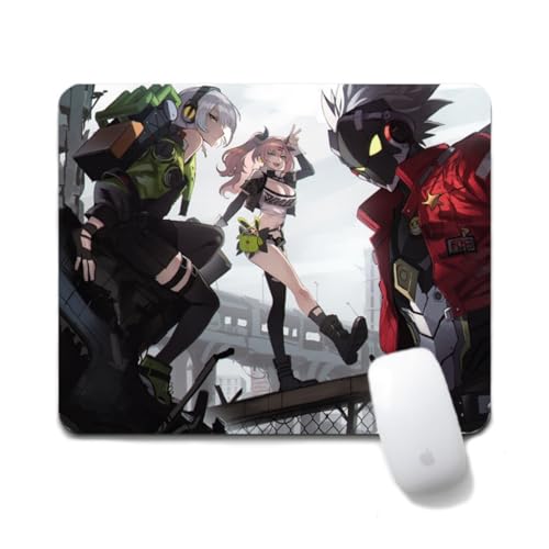 Flyshun Nicole Demara Anime Mausmatte 20x24cm - Quadratisches Mousepad (7.8x9.4 Zoll) mit Rutschfester Basis für Gamer & Büro (Stil 2) von Flyshun