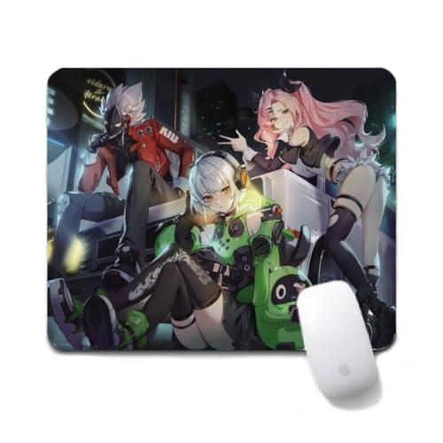 Flyshun Nicole Demara Anime Mausmatte 20x24cm - Quadratisches Mousepad (7.8x9.4 Zoll) mit Rutschfester Basis für Gamer & Büro (Stil 6) von Flyshun