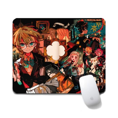 Flyshun Yugi Amane Anime Mausmatte 20x24cm - Quadratisches Mousepad (7.8x9.4 Zoll) mit Rutschfester Basis für Gamer & Büro (Group Photo 1) von Flyshun