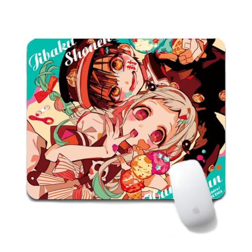 Flyshun Yugi Amane Anime Mausmatte 20x24cm - Quadratisches Mousepad (7.8x9.4 Zoll) mit Rutschfester Basis für Gamer & Büro (Yashiro Nene 2) von Flyshun