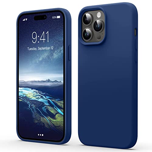 Flyzoo Flüssige Silicone Case für iPhone 14 Pro Max Hülle, Ganzkörper Silikon Handyhülle Rundumschutz Cover: 4-Schicht Schutzhülle Futter Mikrofaser, Erhöhter Rand für Bildschirm & Kamera, Dunkelblau… Flyzoo Flüssige Silicone Case für iPhone 14 Pro Max Hülle, Ganzkörper Silikon Handyhülle Rundumschutz Cover: 4-Schicht Schutzhülle Futter Mikrofaser, Erhöhter Rand für Bildschirm & Kamera, Dunkelblau… von Flyzoo