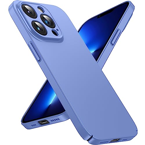 Flyzoo OriginalFit Ultra Dünn Hülle für iPhone 13 Pro 6.1'', Handyhülle Robuste Schutzhülle mit Voll Kameraschutz & Anti-Kratzer & Anti-Fingerabdruck, Slim Leicht Hart Matte Case Cover, Hellblau Flyzoo OriginalFit Ultra Dünn Hülle für iPhone 13 Pro 6.1'', Handyhülle Robuste Schutzhülle mit Voll Kameraschutz & Anti-Kratzer & Anti-Fingerabdruck, Slim Leicht Hart Matte Case Cover, Hellblau von Flyzoo