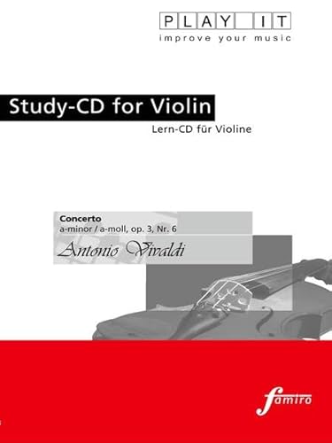 Concerto Op.3,Nr.6,a-Moll - Study-CD for Violin von Fmr Digital - Famiro Records (Media Arte)