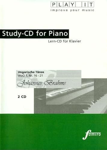 Study-CD Piano - Ungarische Tänze,WoO 1,Nr 16-21 von Fmr Digital - Famiro Records (Media Arte)